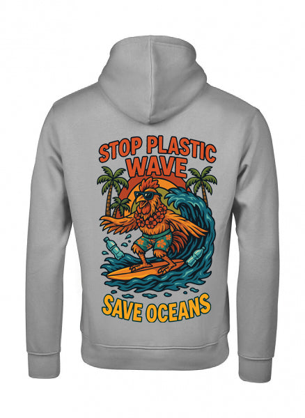 Felpa con cappuccio Lokahi, plastic wave