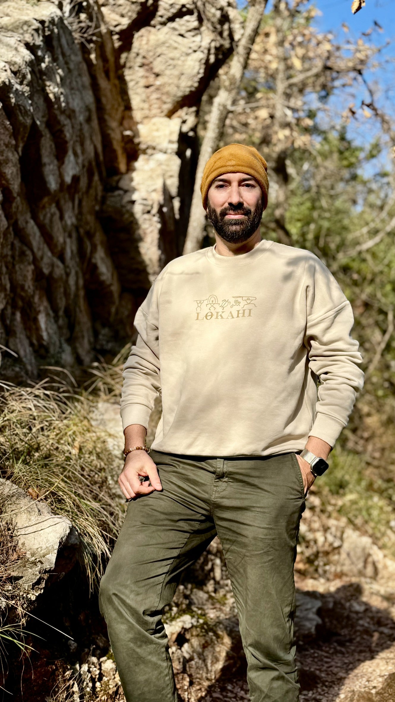 Felpa Lokahi oversize, Petroglifici hawaiani