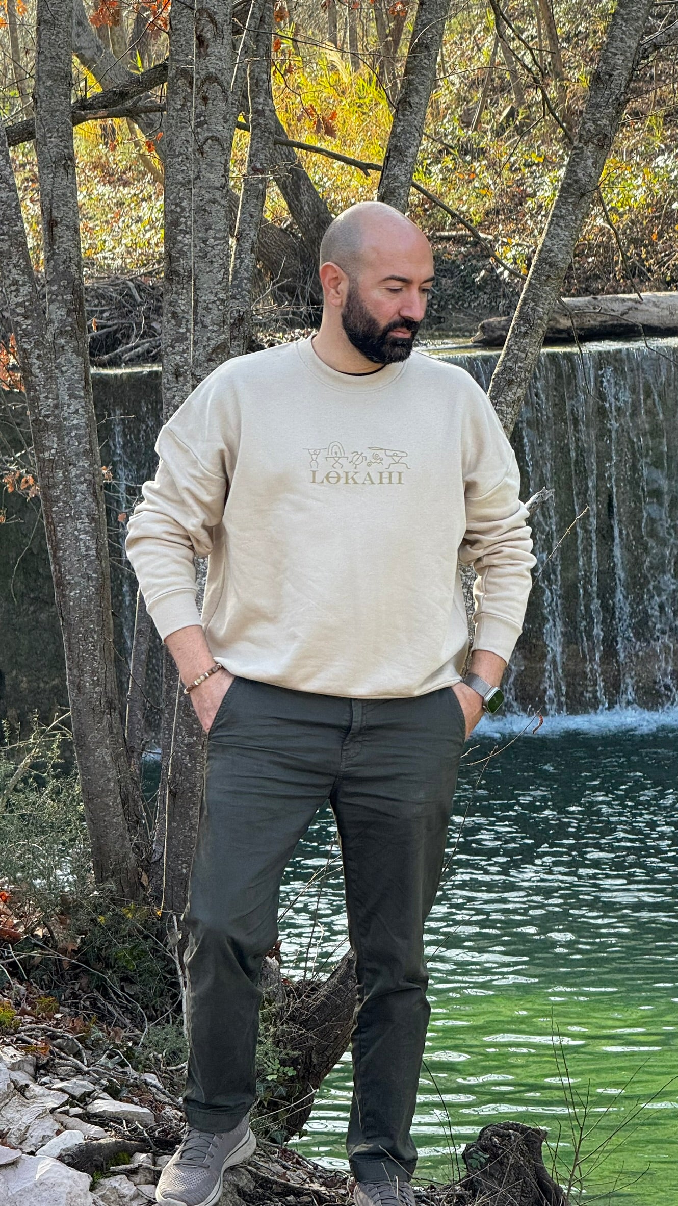 Felpa Lokahi oversize, Petroglifici hawaiani