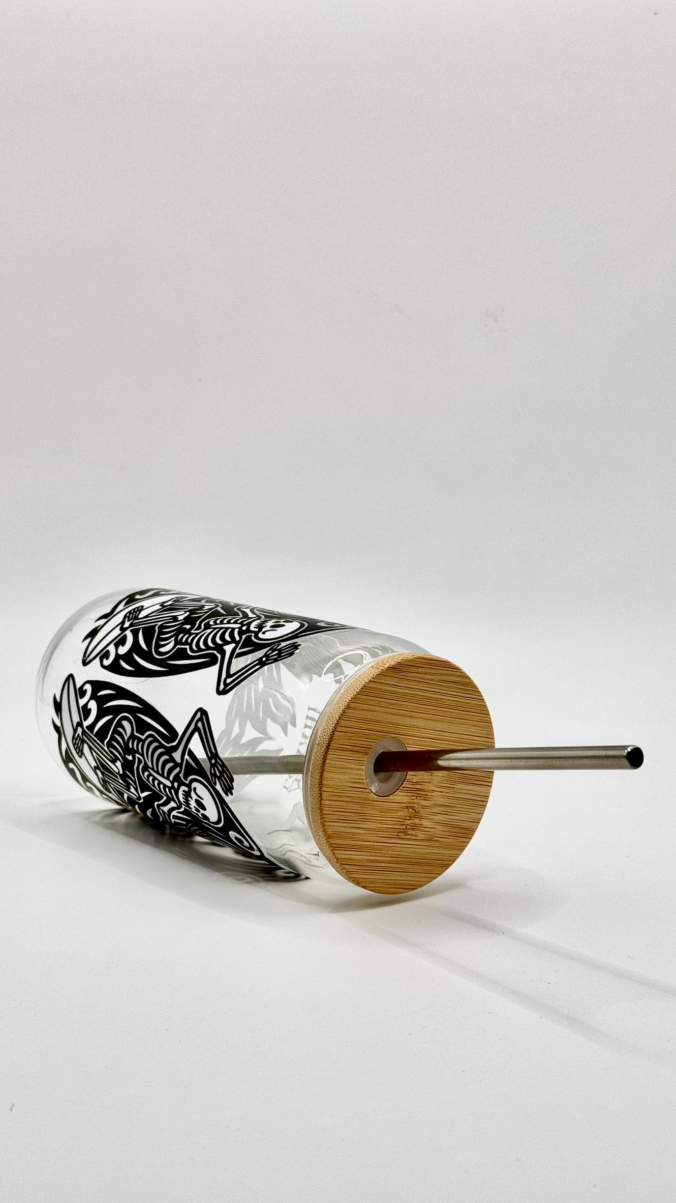 Bicchiere Vetro “Ride or Die” – 450 ml