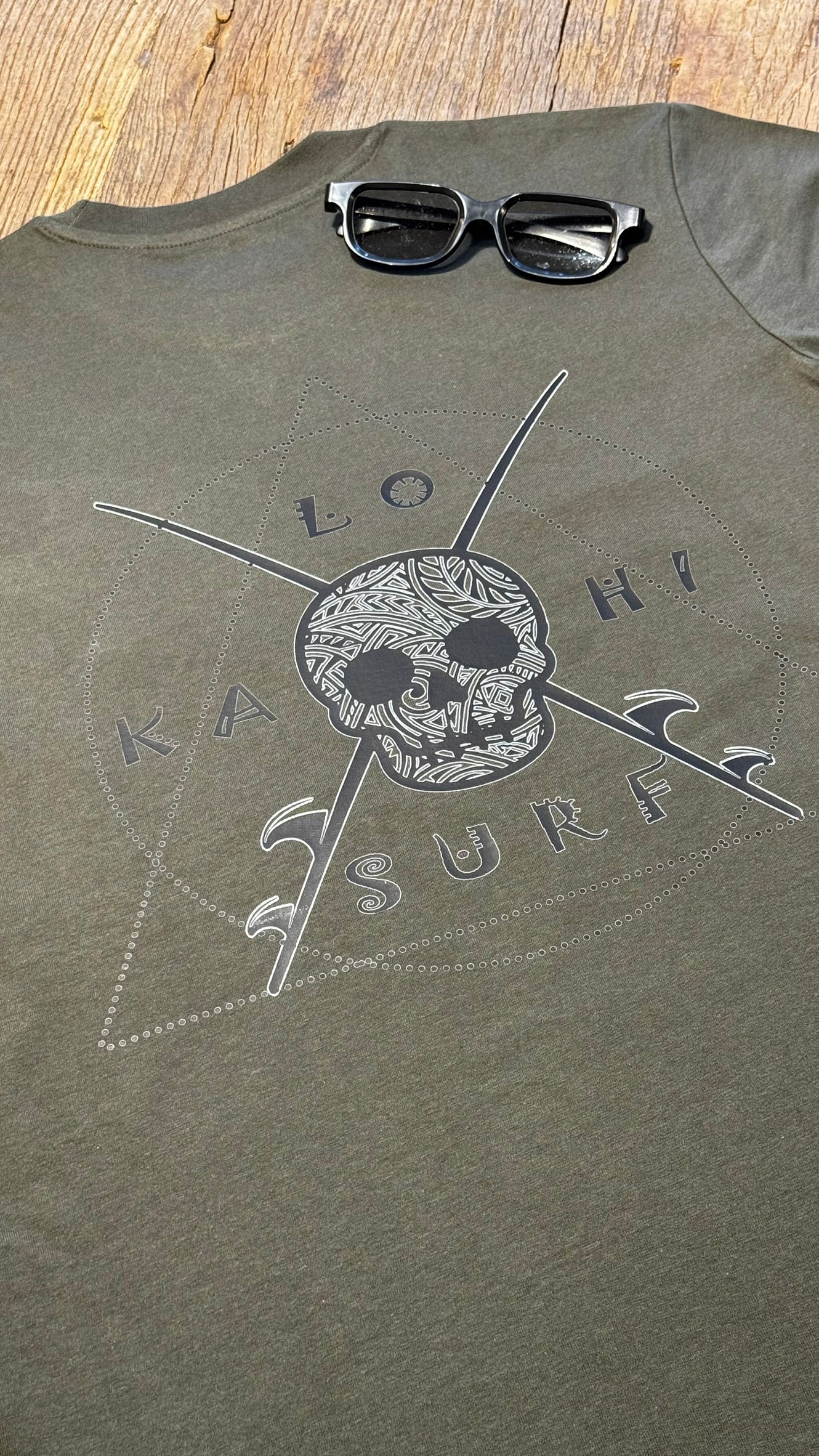 T-shirt Lokahi, vestibiltà normale, lokahi surf