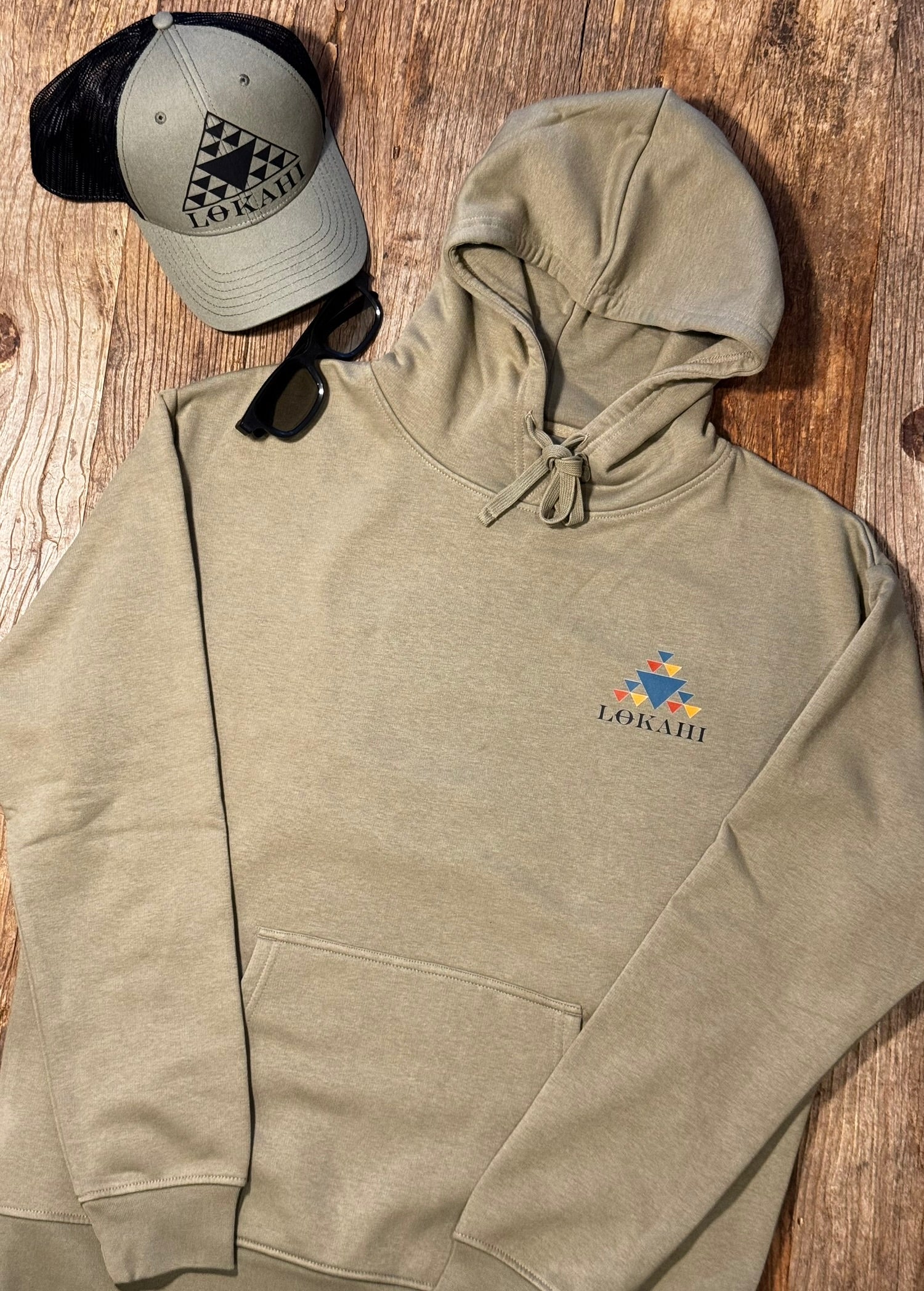 Felpa con cappuccio Lokahi, plastic wave