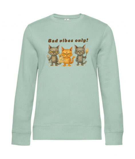 Felpa Mora, bad vibes only