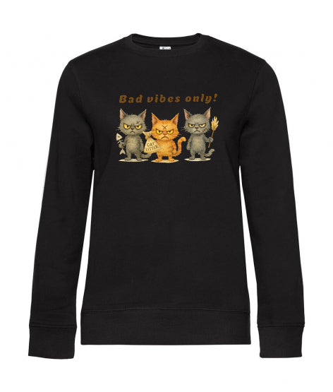 Felpa Mora, bad vibes only