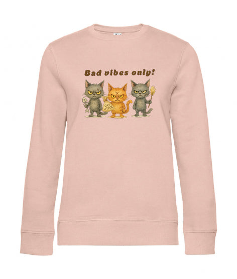 Felpa Mora, bad vibes only