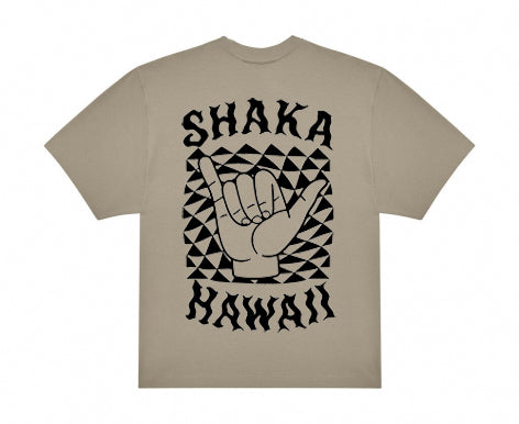T-shirt Lokahi, Oversize, Shaka Hawaii triangoli