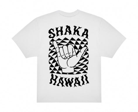 T-shirt Lokahi, Oversize, Shaka Hawaii triangoli