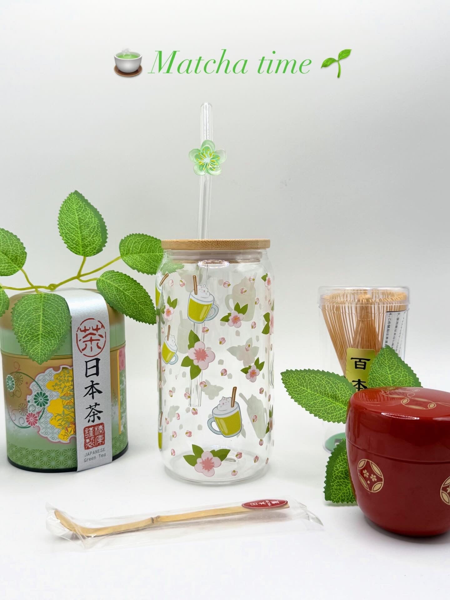 Bicchiere Vetro “Matcha” – 450 ml