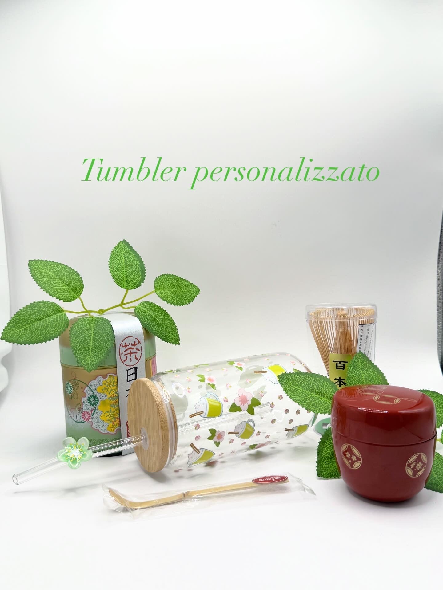 Bicchiere Vetro “Matcha” – 450 ml