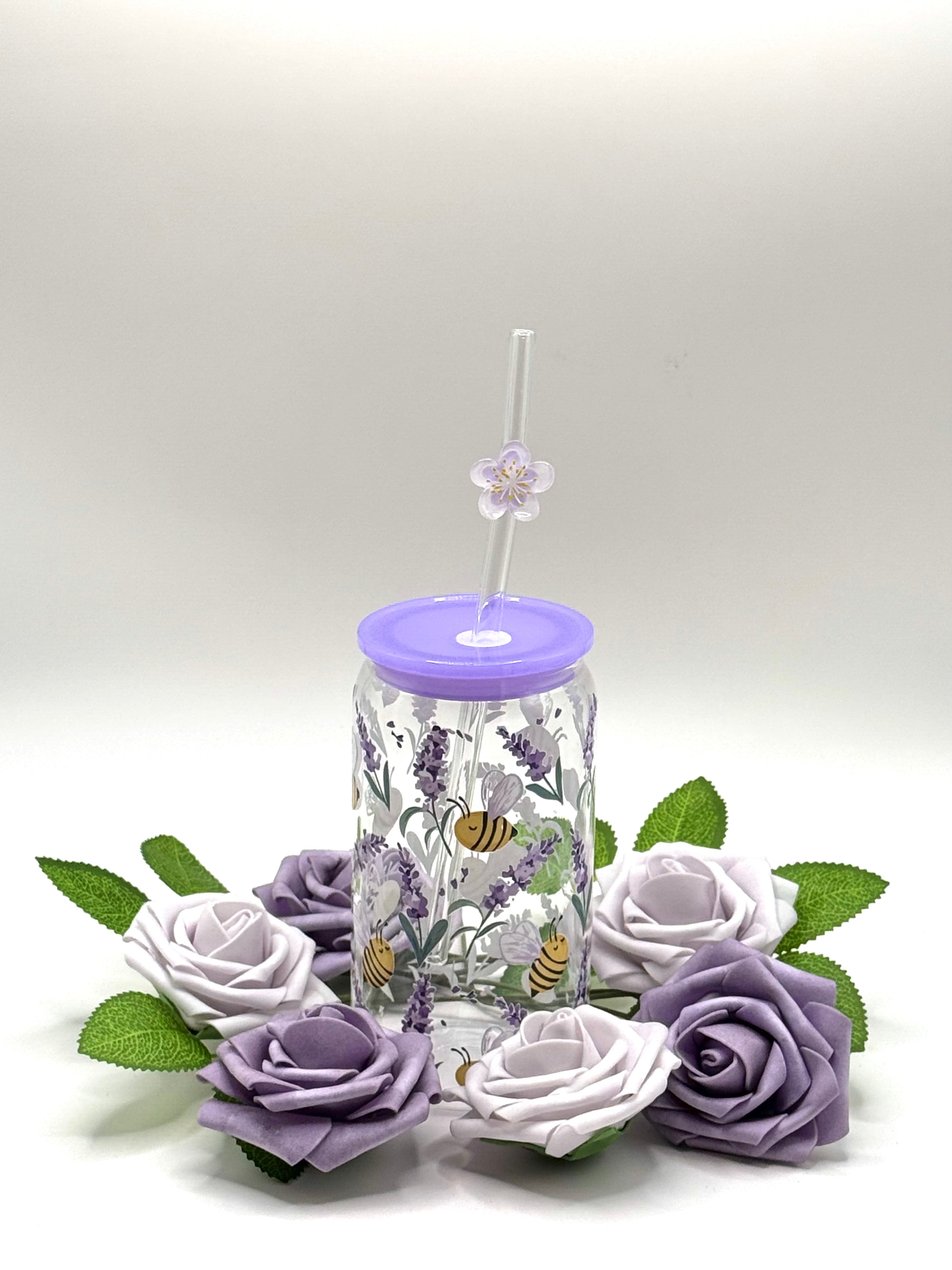 Bicchiere Vetro “Lavanda” – 450 ml