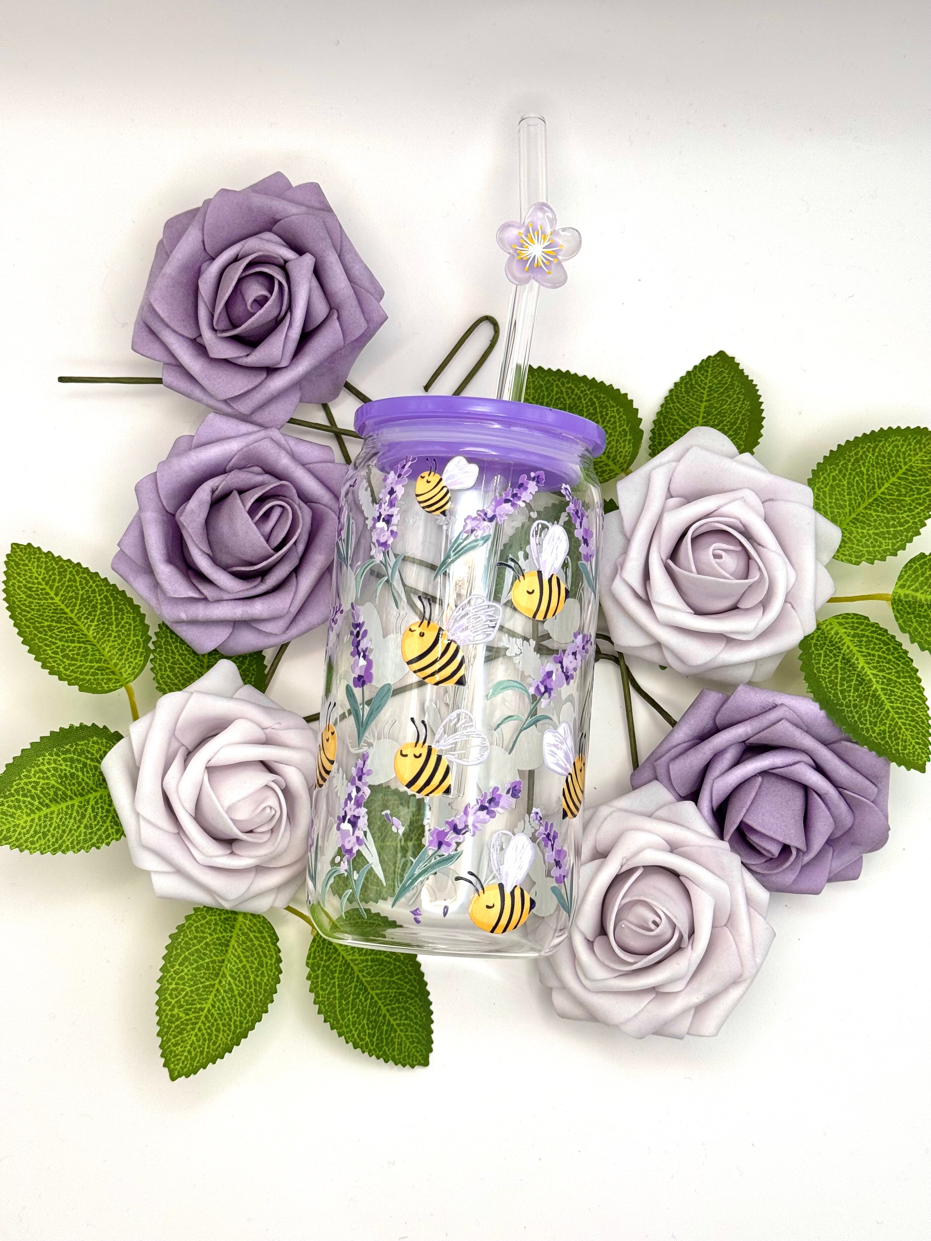 Bicchiere Vetro “Lavanda” – 450 ml