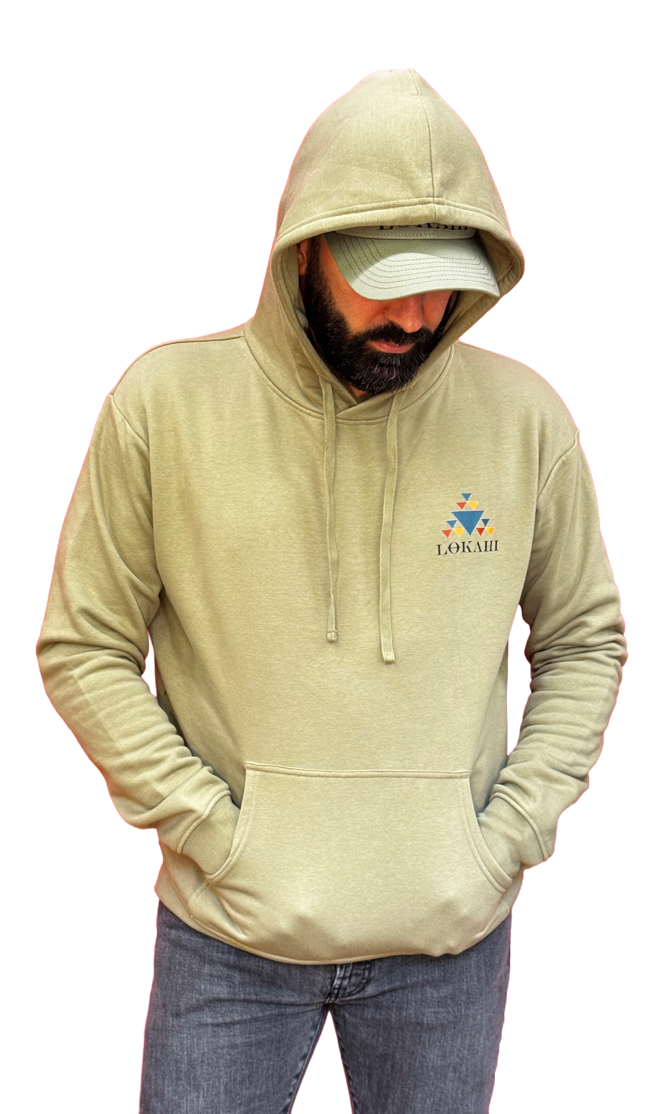 Felpa con cappuccio Lokahi, plastic wave